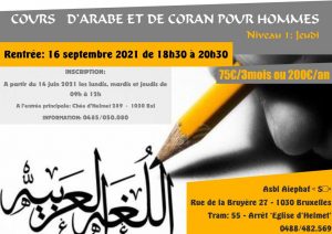 cours arabe hommes 2021 2022