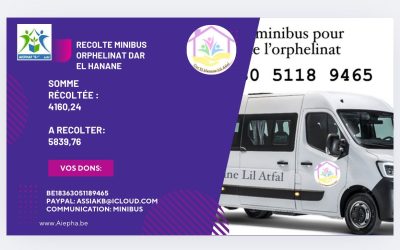 Minibus pour les orphelins de Dar El Hanane